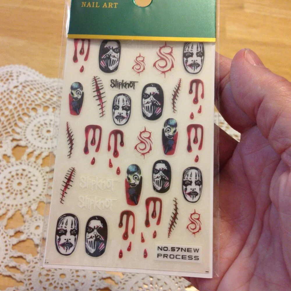 Halloween Nail art stickers bundle, new